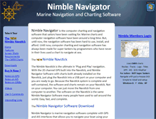 Tablet Screenshot of nimblenavigator.com